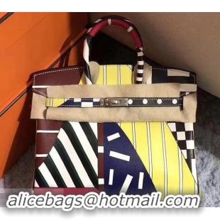 Good Quality Hermes Birkin 25 Bag in Summer Day Swift Leather 630126