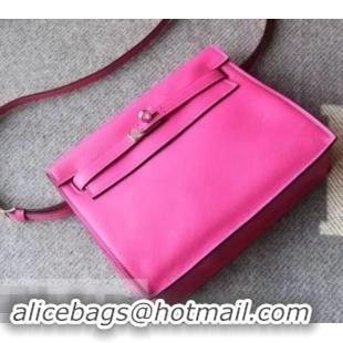 Best Product Hermes Kelly Danse Bag in Swift Leather 630133 Fuchsia