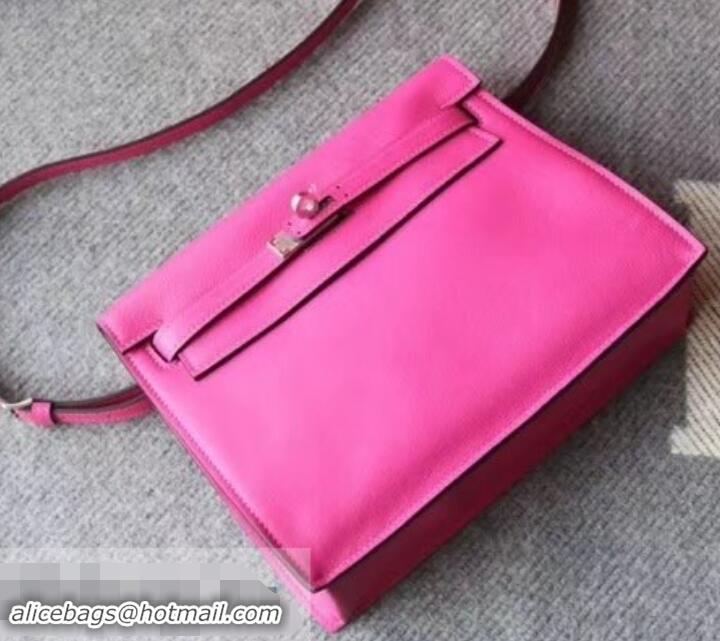 Best Product Hermes Kelly Danse Bag in Swift Leather 630133 Fuchsia