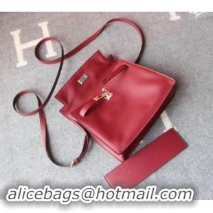 Good Product Hermes Kelly Danse Bag in Swift Leather 630133 Dark Red