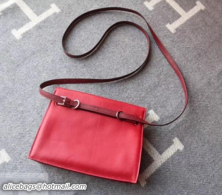 New Stylish Hermes Kelly Danse Bag in Swift Leather 630133 Red