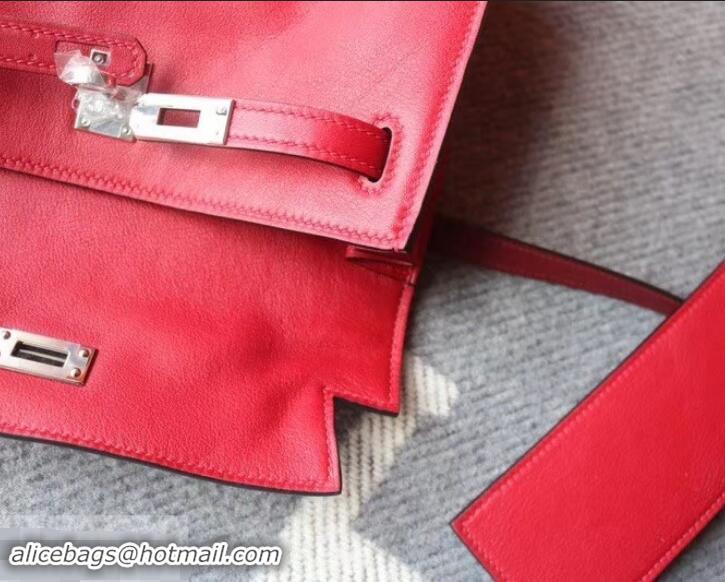 New Stylish Hermes Kelly Danse Bag in Swift Leather 630133 Red