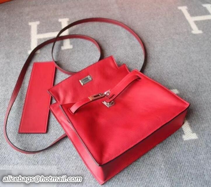 New Stylish Hermes Kelly Danse Bag in Swift Leather 630133 Red