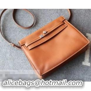 Durable Hermes Kelly Danse Bag in Swift Leather 630133 Khaki