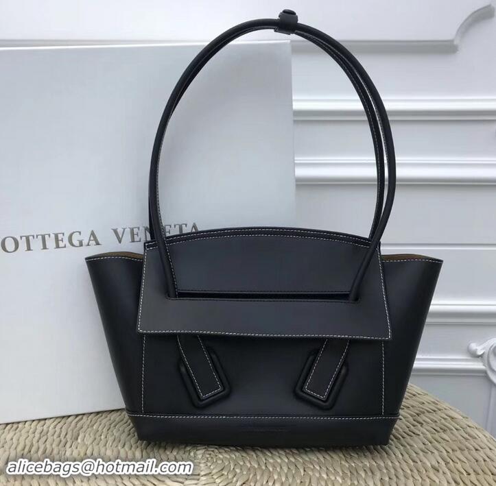 Top Grade Bottega Veneta Arco 33 Bag in French Calf Top Handle Bag 170201 Black 2019