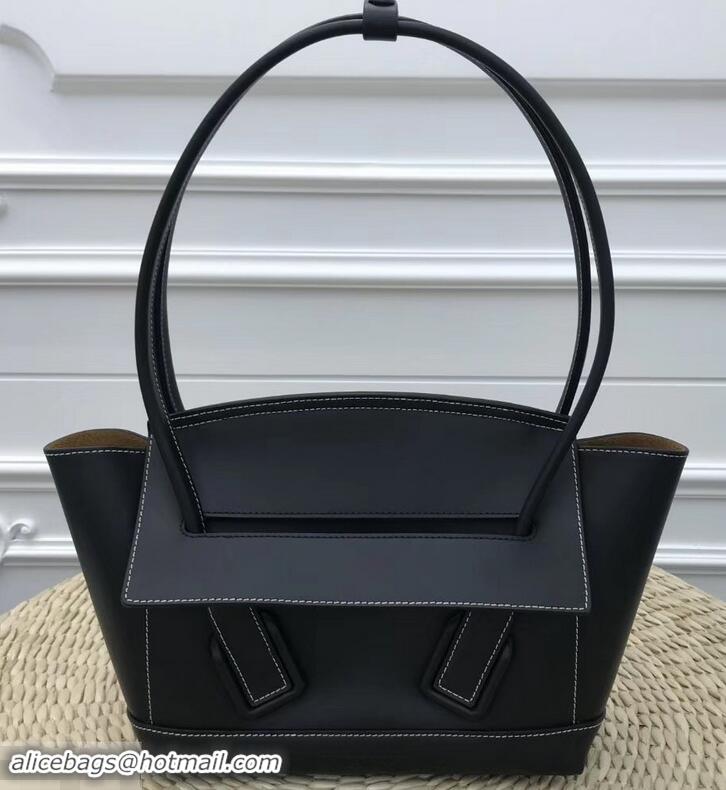 Top Grade Bottega Veneta Arco 33 Bag in French Calf Top Handle Bag 170201 Black 2019