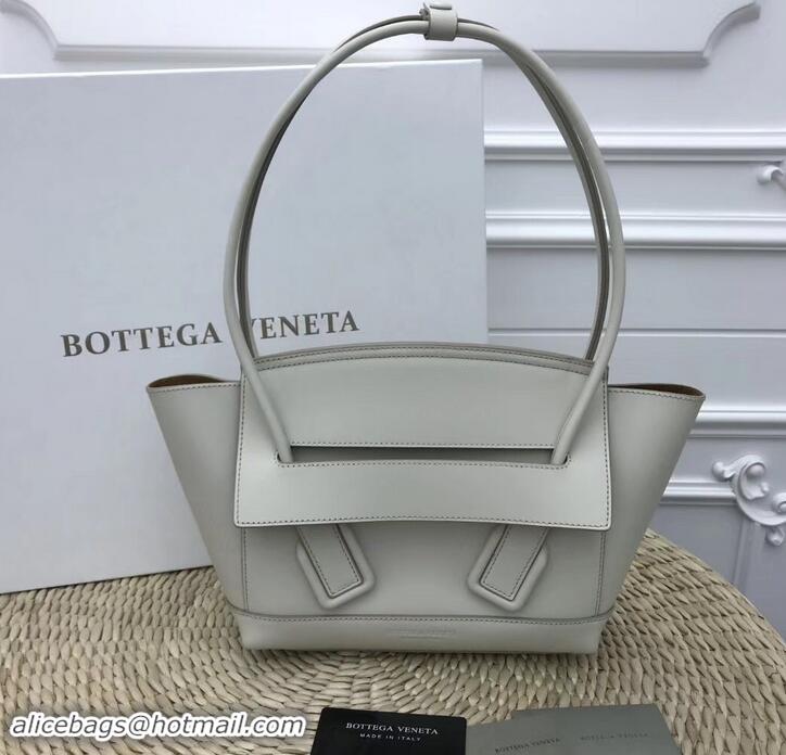 Good Quality Bottega Veneta Arco 33 Bag in French Calf Top Handle Bag 170201 White 2019