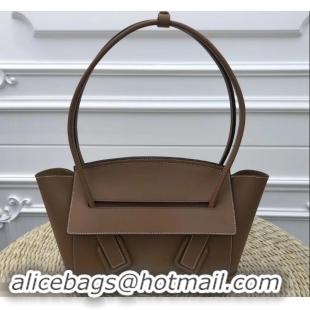 Pretty Style Bottega Veneta Arco 33 Bag in French Calf Top Handle Bag 170201 Brown 2019