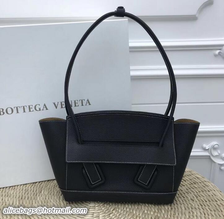 Grade Quality Bottega Veneta Arco 33 Bag in Grainy Calfskin Top Handle Bag 170202 Black 2019