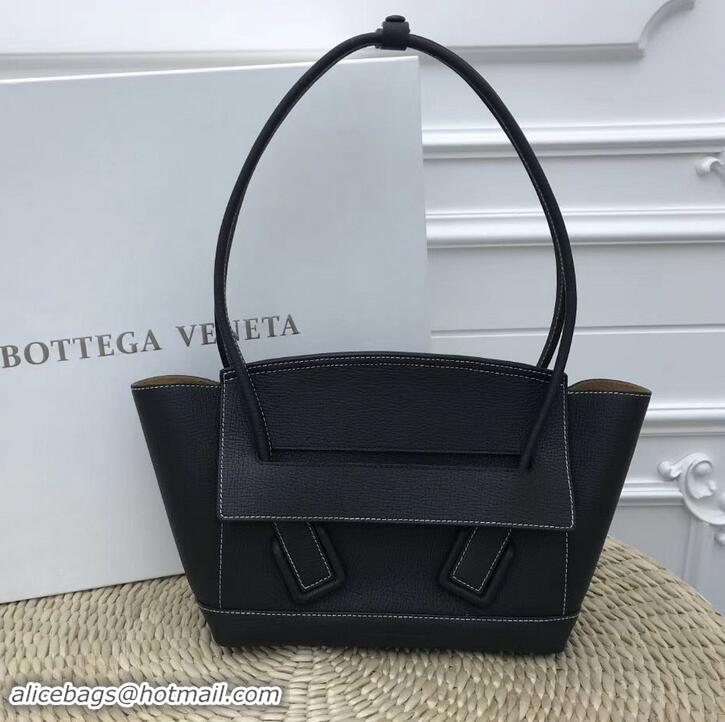 Grade Quality Bottega Veneta Arco 33 Bag in Grainy Calfskin Top Handle Bag 170202 Black 2019