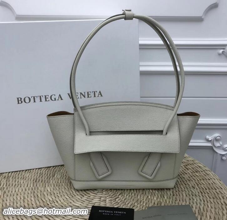 Best Grade Bottega Veneta Arco 33 Bag in Grainy Calfskin Top Handle Bag 170202 White 2019