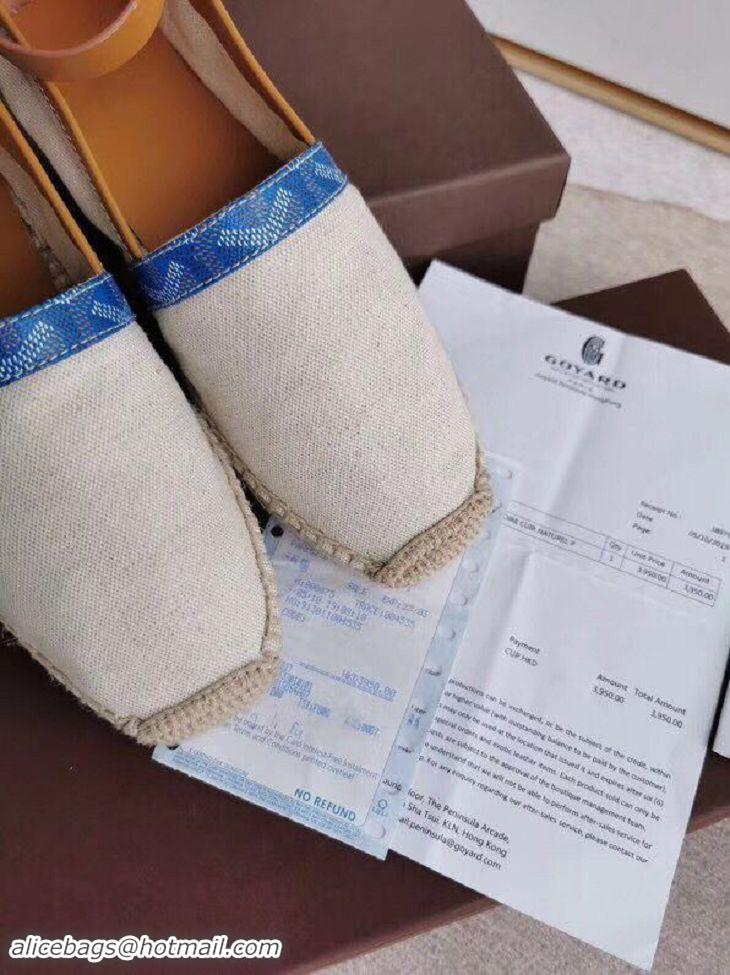 Unique Ladies Goyard Shoes G23098 Blue