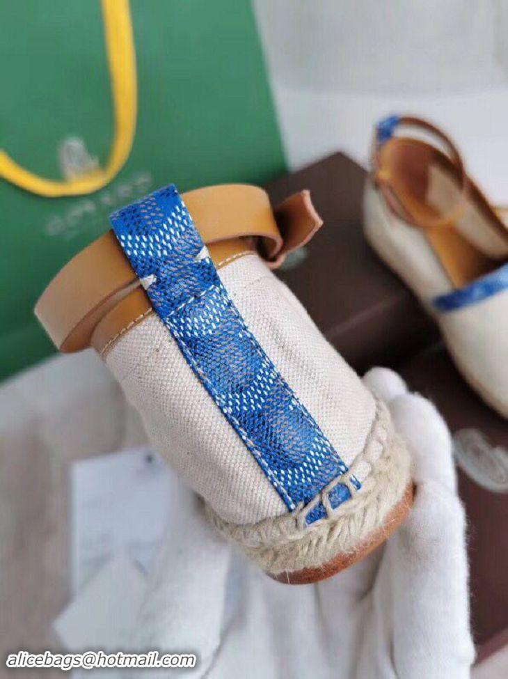 Unique Ladies Goyard Shoes G23098 Blue