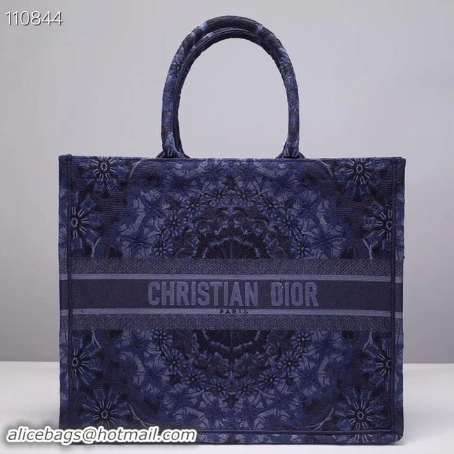 Luxury Classic DIOR BOOK TOTE KALEIDIORSCOPIC BAG M1286ZRIO Blue