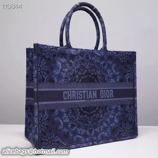 Luxury Classic DIOR BOOK TOTE KALEIDIORSCOPIC BAG M1286ZRIO Blue