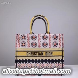 High Quality DIOR BOOK TOTE BAG IN EMBROIDERED CANVAS M1286ZJOV