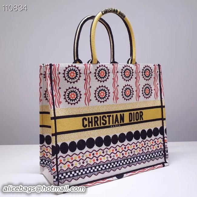 High Quality DIOR BOOK TOTE BAG IN EMBROIDERED CANVAS M1286ZJOV