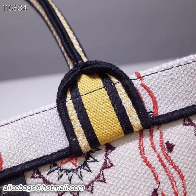 High Quality DIOR BOOK TOTE BAG IN EMBROIDERED CANVAS M1286ZJOV