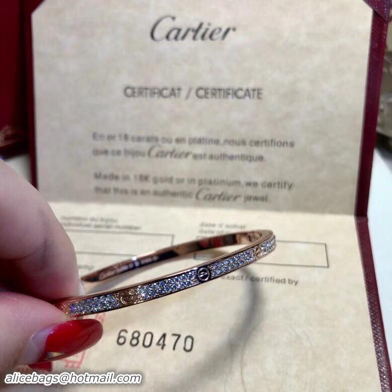 Latest Cheap Cartier Bracelet CB180120 Rose Gold