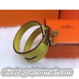 Good Looking Hermes Genuine Leather Bracelet HM0013E