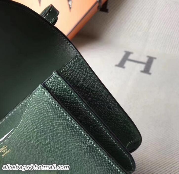 Trendy Design Hermes Constance 23 Bag in original Epsom Leather army green H945115