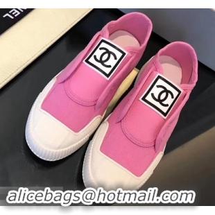 Reasonable Price Chanel Vintage CC Logo Sneakers S701012 Pink 2019 