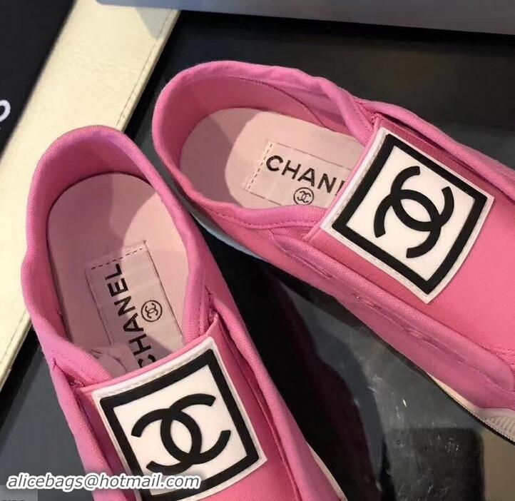 Reasonable Price Chanel Vintage CC Logo Sneakers S701012 Pink 2019 