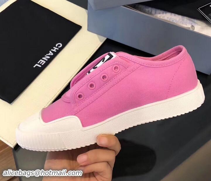 Reasonable Price Chanel Vintage CC Logo Sneakers S701012 Pink 2019 