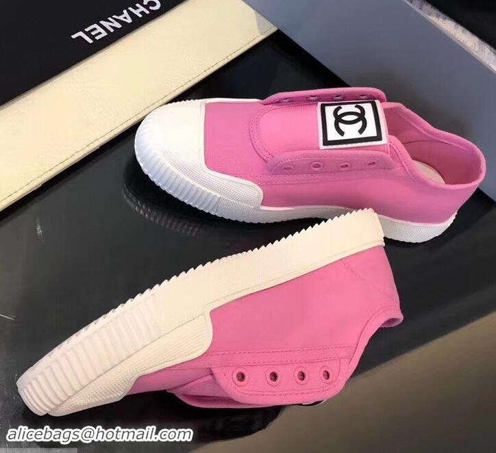 Reasonable Price Chanel Vintage CC Logo Sneakers S701012 Pink 2019 