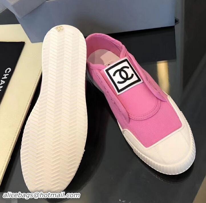 Reasonable Price Chanel Vintage CC Logo Sneakers S701012 Pink 2019 