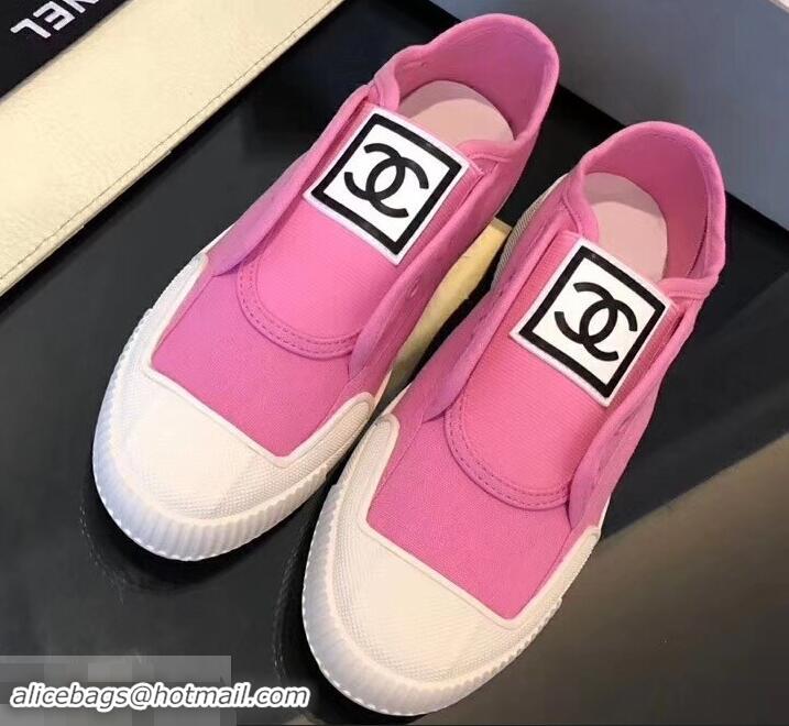 Reasonable Price Chanel Vintage CC Logo Sneakers S701012 Pink 2019 