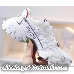 Super Quality Valentino Fabric and Leather Climbers Lovers Sneakers H701080 05