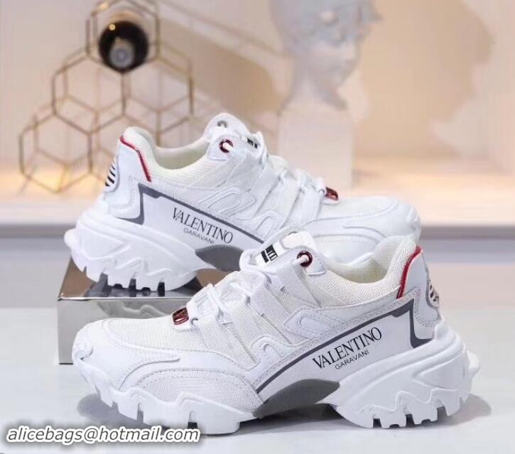 Super Quality Valentino Fabric and Leather Climbers Lovers Sneakers H701080 05