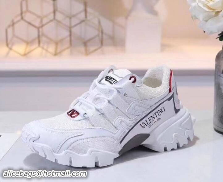 Super Quality Valentino Fabric and Leather Climbers Lovers Sneakers H701080 05