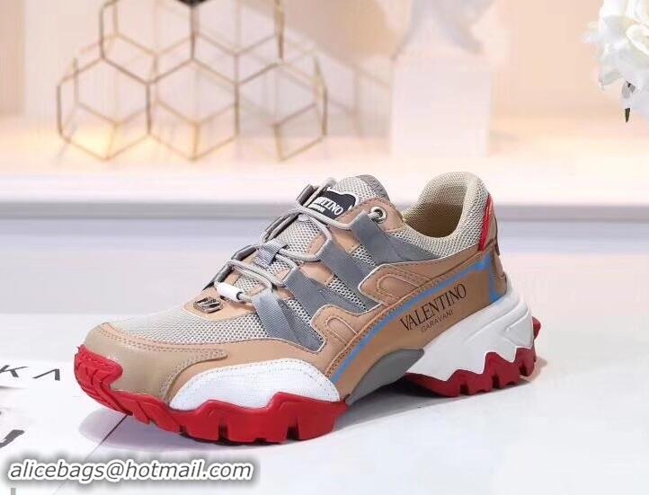 Top Grade Valentino Fabric and Leather Climbers Lovers Sneakers H701080 09