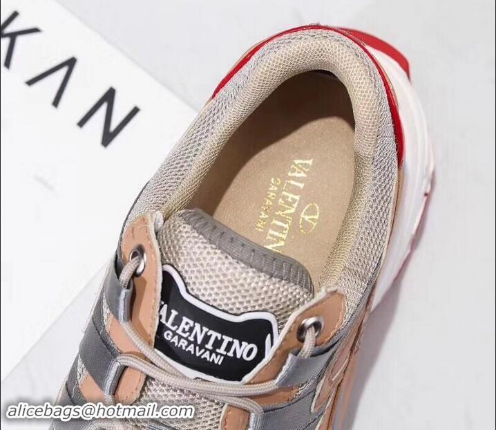 Top Grade Valentino Fabric and Leather Climbers Lovers Sneakers H701080 09