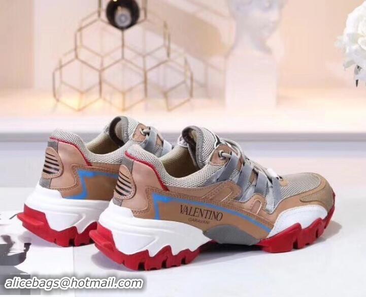 Top Grade Valentino Fabric and Leather Climbers Lovers Sneakers H701080 09