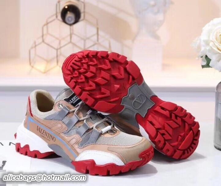 Top Grade Valentino Fabric and Leather Climbers Lovers Sneakers H701080 09