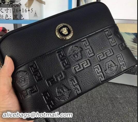 Fashion Imitation Versace Clutch Bags V9903 Black