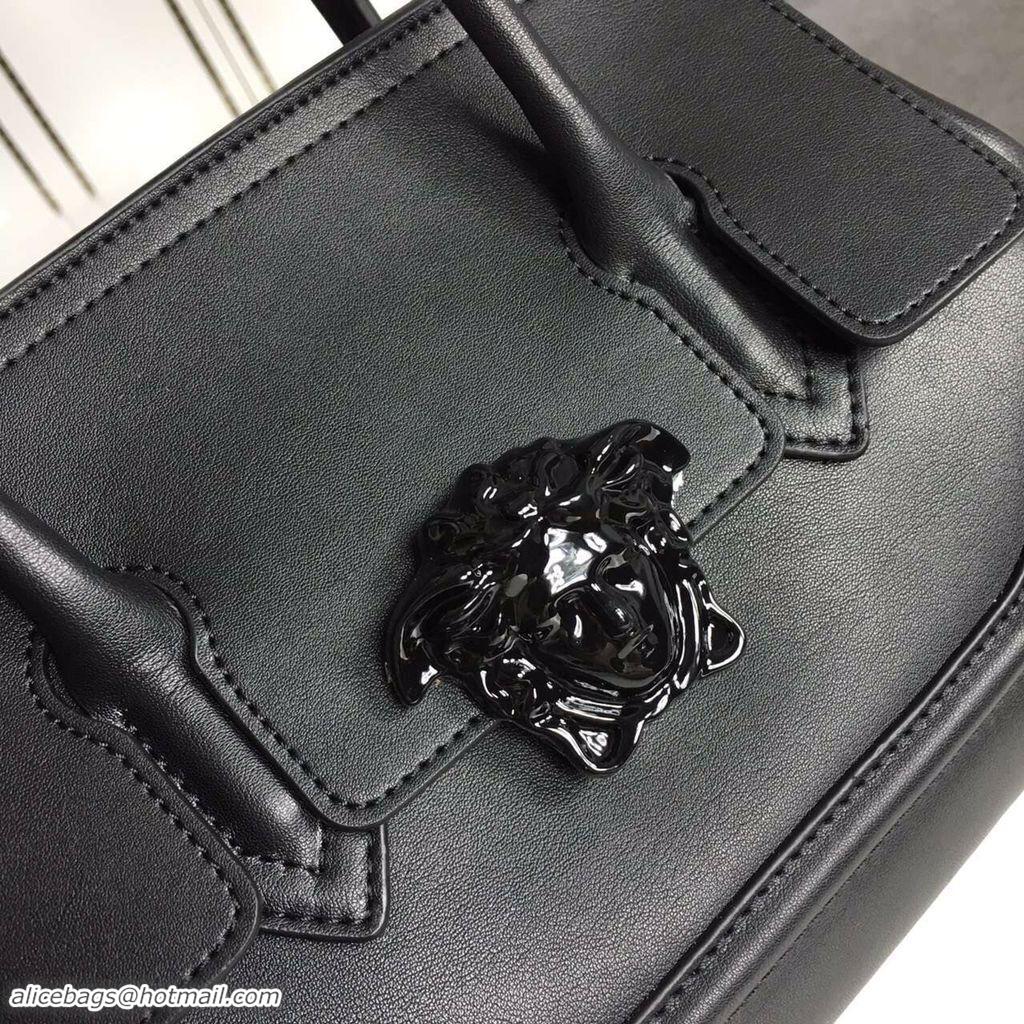 Buy Cheapest Versace Palazzo Empire Original Leather Shoulder Bag V1911 Black