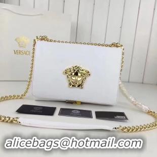 Free Shipping Promotional Versace Calfskin Leather Shoulder Bag VS170 White