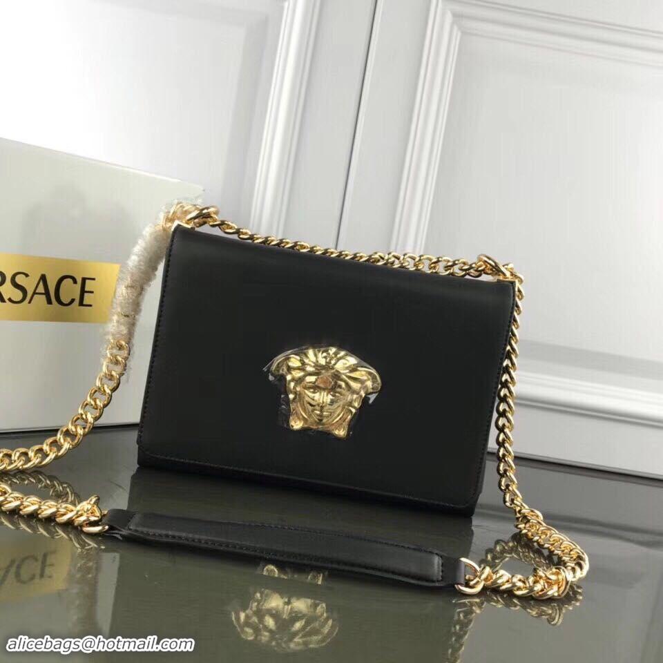 Buy Inexpensive Versace Calfskin Leather Shoulder Bag VS170 Black