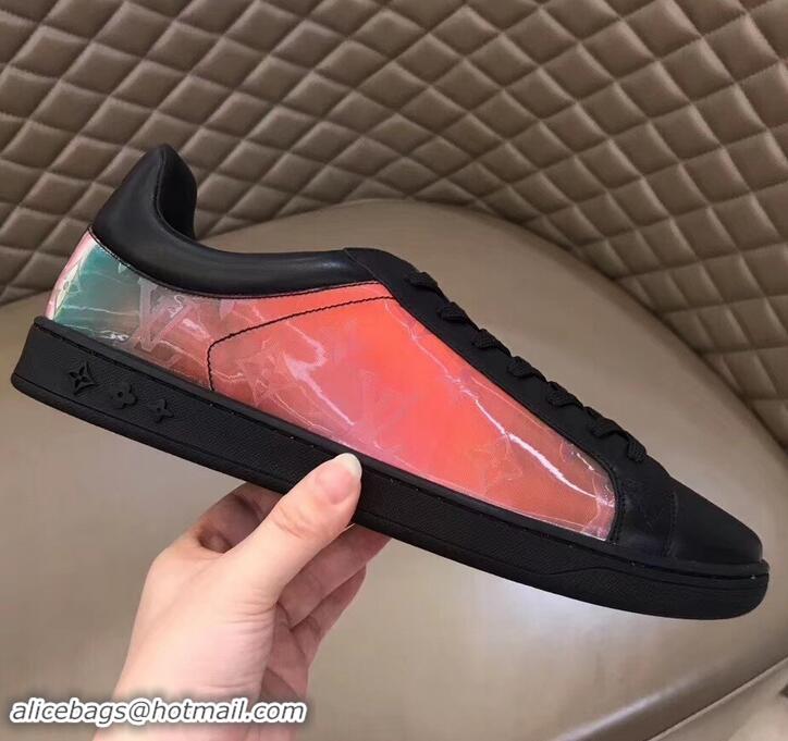 Shop Duplicate Louis Vuitton Iridescent Prism Low-top Sneakers LV714012 Black 2019