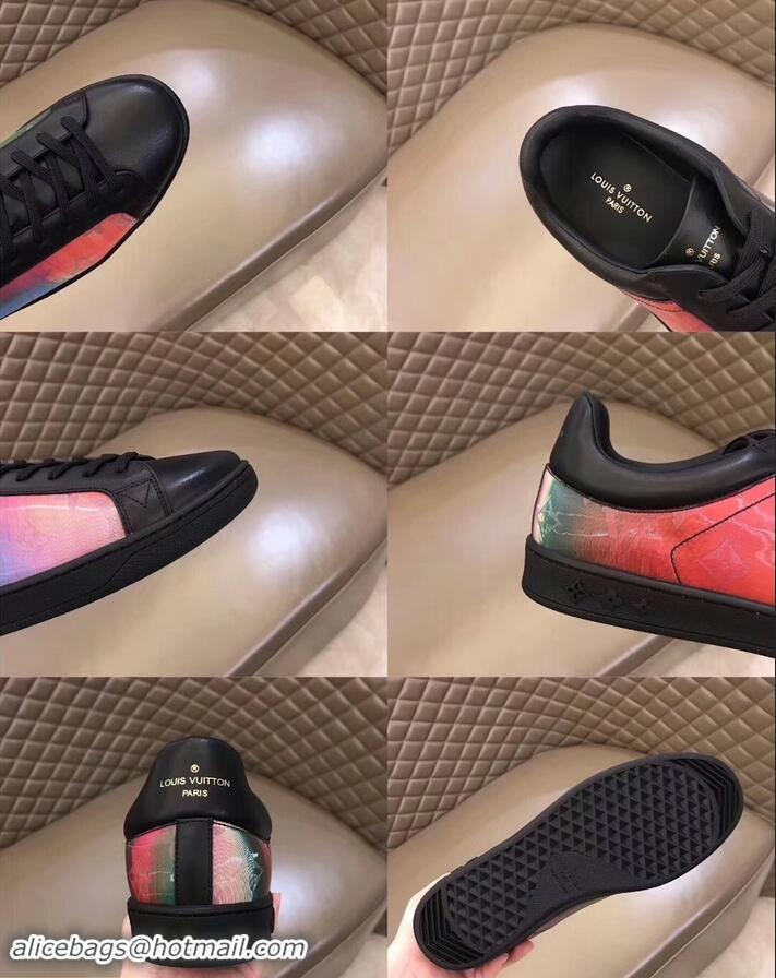 Shop Duplicate Louis Vuitton Iridescent Prism Low-top Sneakers LV714012 Black 2019