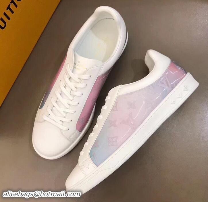 Popular Style Louis Vuitton Iridescent Prism Low-top Sneakers LV714014 White 2019