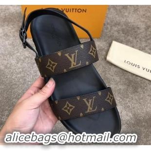 Unique Discount Louis Vuitton Men's Sandals Monogram Canvas LV714018