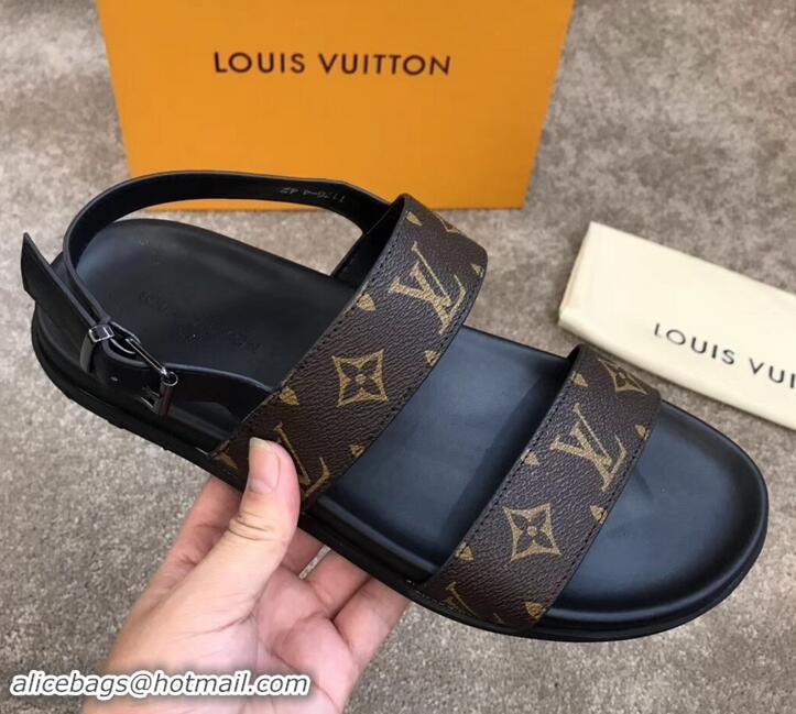 Unique Discount Louis Vuitton Men's Sandals Monogram Canvas LV714018