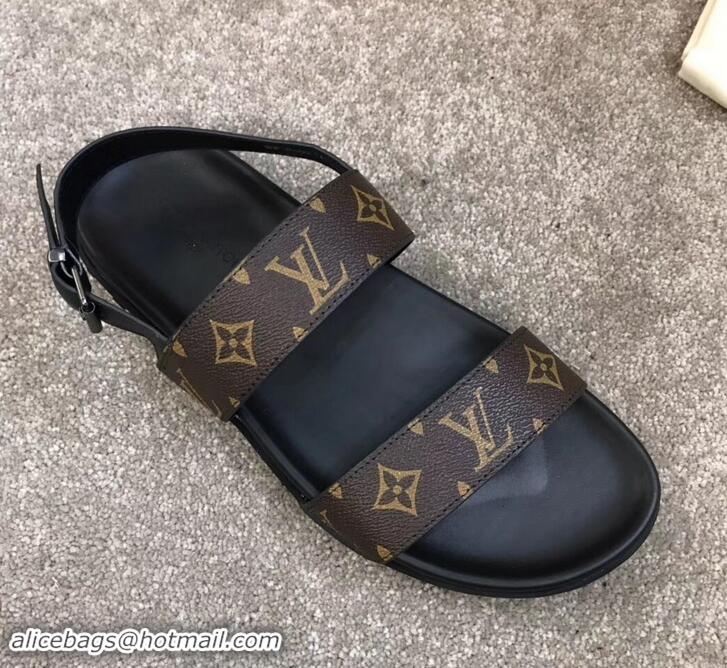 Unique Discount Louis Vuitton Men's Sandals Monogram Canvas LV714018