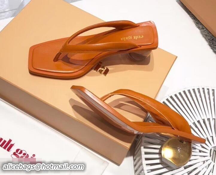 Best Luxury cult gaia 5cm heel jasmin sandals 525758 orange