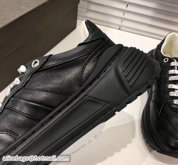 Good Product Bottega Veneta Speedster Sneakers In Calf 525770 Black 2019